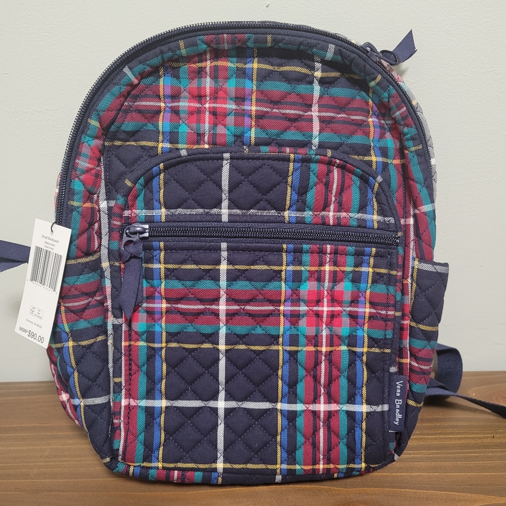 Vera Bradley Small Backpack Tartan plaid